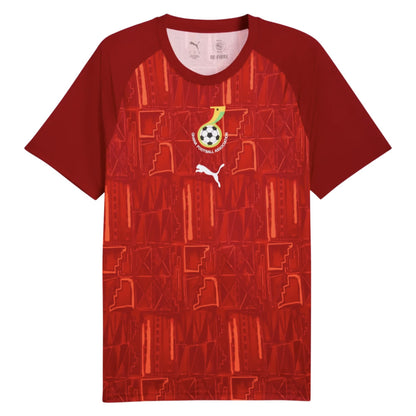 2026-2027 Ghana Warm Up Jersey (Dark Crimson)_0