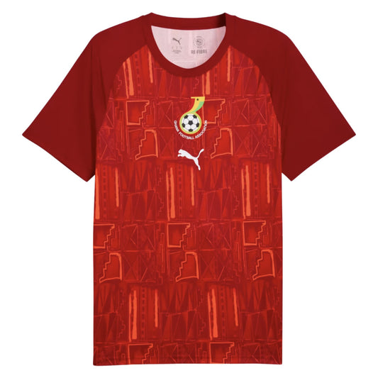 2026-2027 Ghana Warm Up Jersey (Dark Crimson)_0