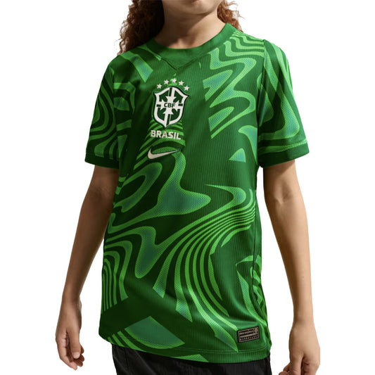 2026-2027 Brazil Goalkeeper Shirt (Green) - Kids_0