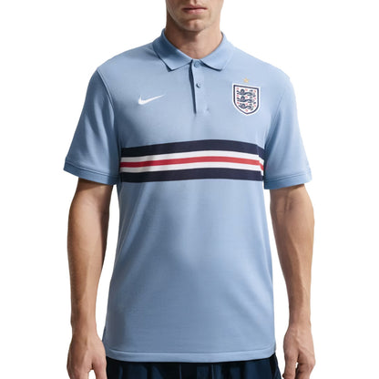2026-2027 England The Nike Football Polo Shirt (Work Blue)_0
