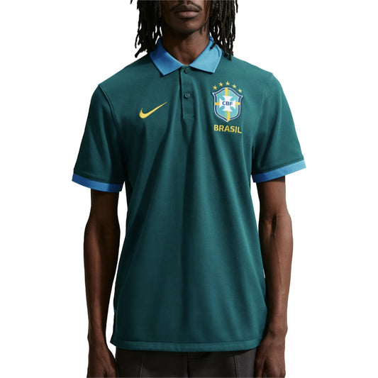 2026-2027 Brazil The Nike Polo Shirt (Geode Teal)_0