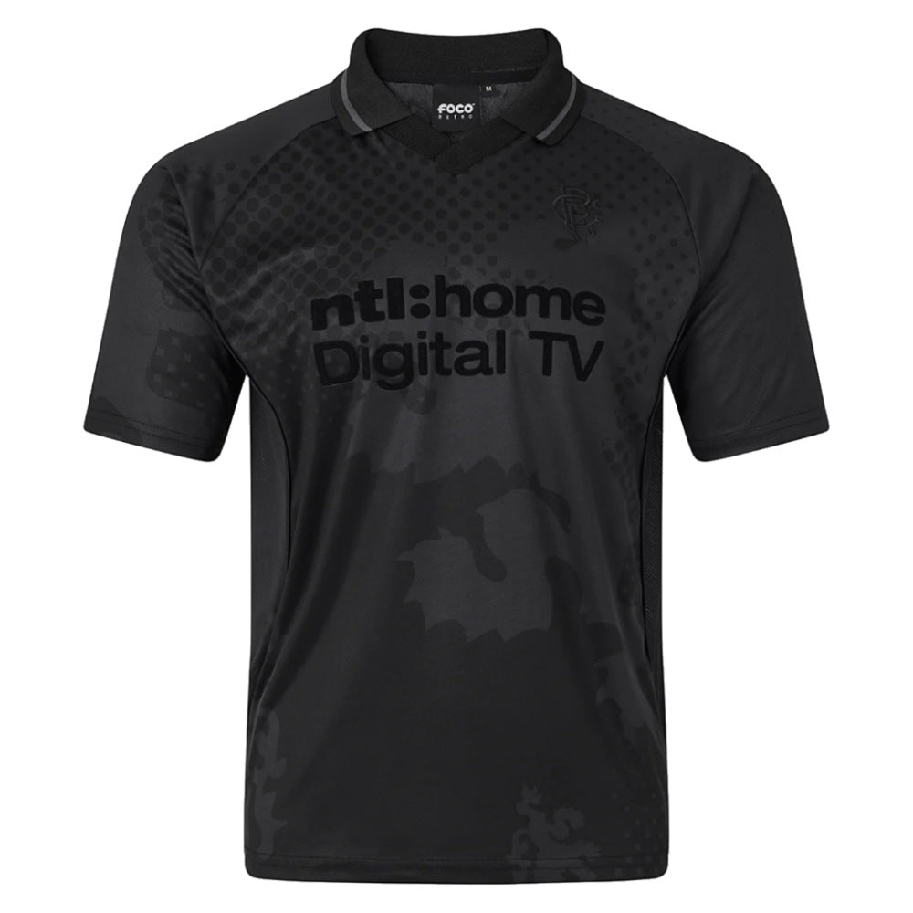 2002-2003 Rangers Retro Home Blackout Shirt_0