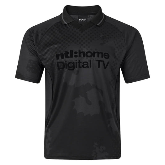2002-2003 Rangers Retro Home Blackout Shirt_0