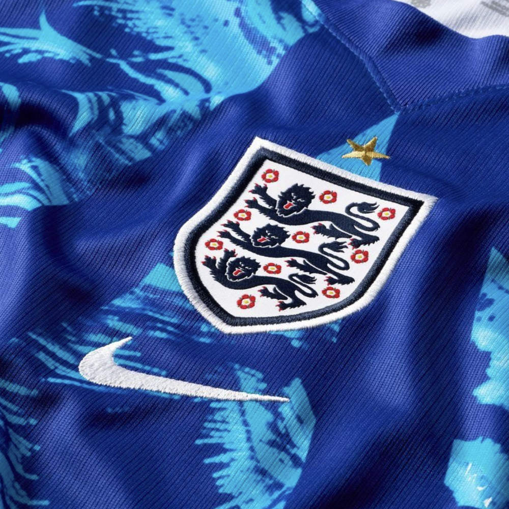 2026-2027 England Home Goalkeeper Shirt (Blue) - Kids_1