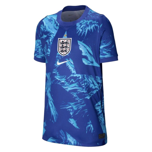 2026-2027 England Home Goalkeeper Shirt (Blue) - Kids_0