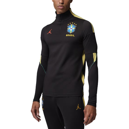 2026-2027 Brazil Strike Dri-Fit Drill Top (Black)_0