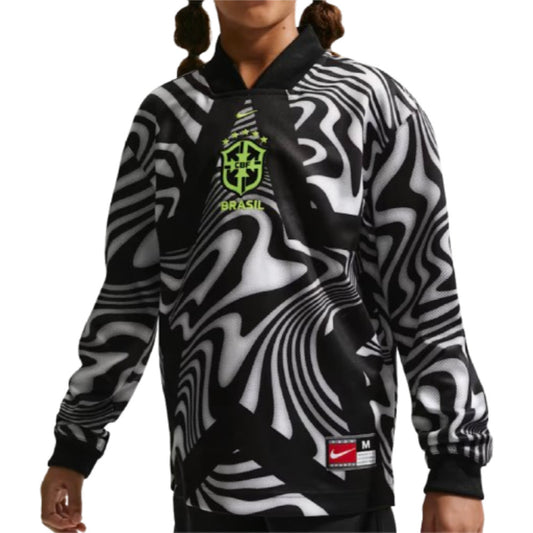 2026-2027 Brazil Hollywood Goalkeeper Shirt (Black) - Kids_0