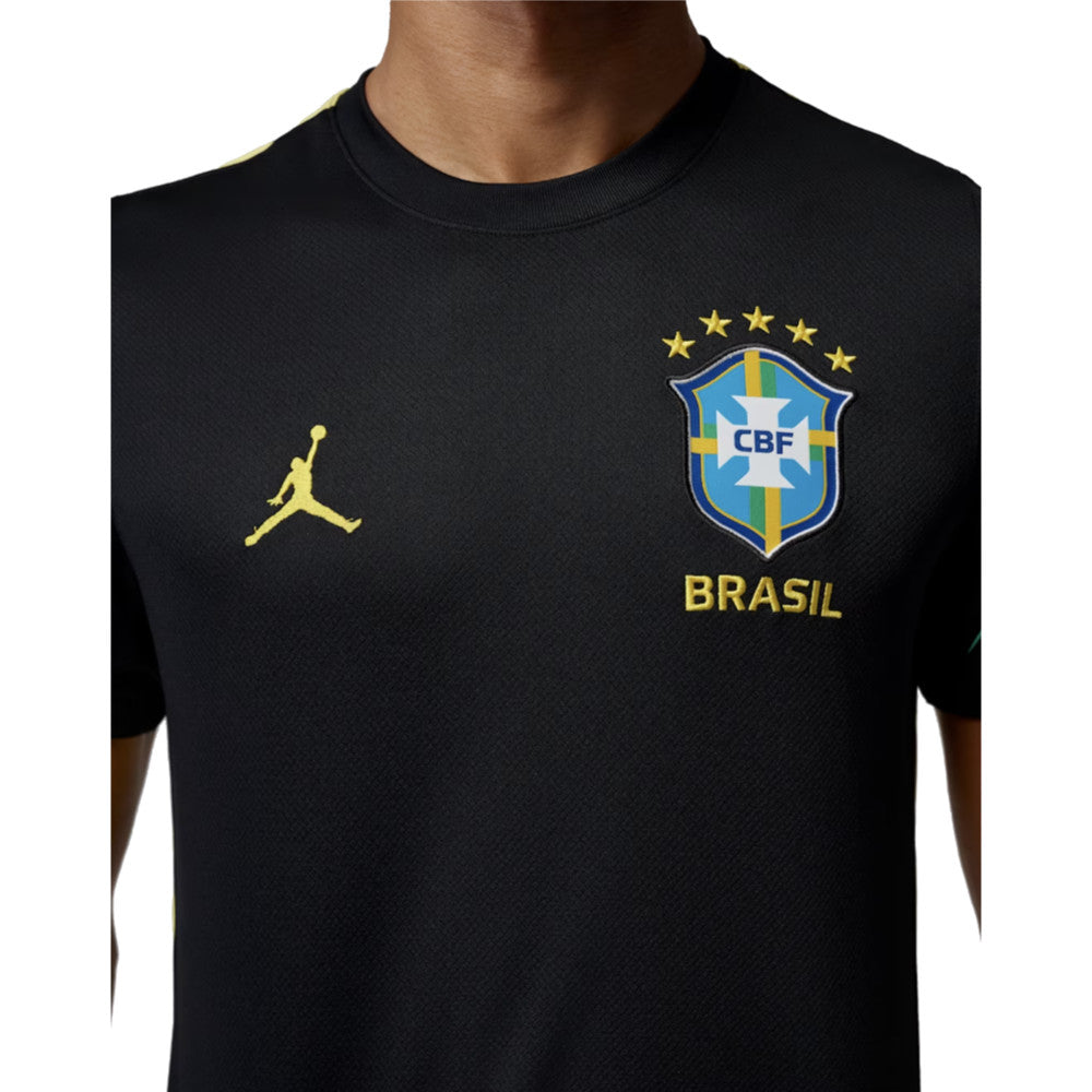 2026-2027 Brazil Strike Jordan Dri-FIT Training Shirt (Black)_1