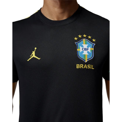 2026-2027 Brazil Strike Jordan Dri-FIT Training Shirt (Black)_1