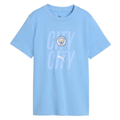 2026-2027 Man City FtblCulture Tee (Light Blue) - Kids_0