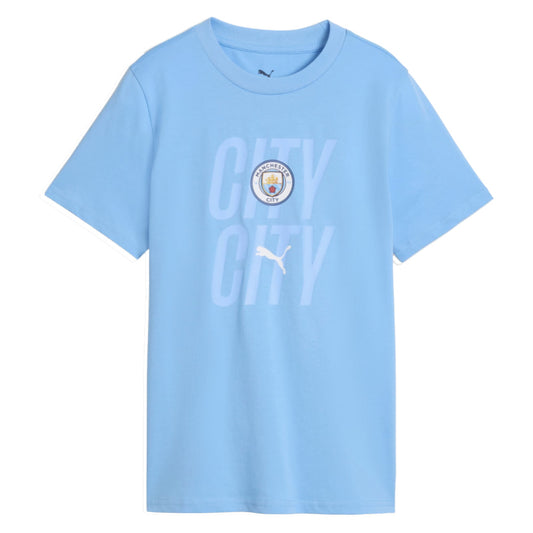 2026-2027 Man City FtblCulture Tee (Light Blue) - Kids_0