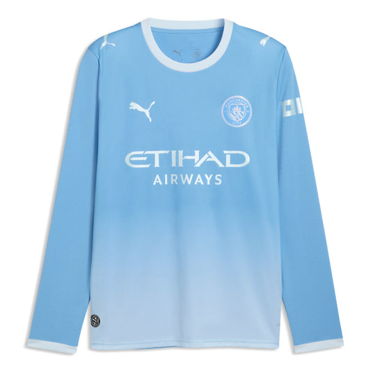 2026-2027 Man City Home Long Sleeve Shirt_0