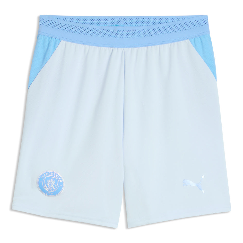 2026-2027 Man City Home Shorts (Icy Blue) - Kids_0