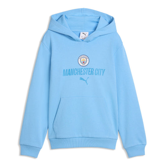 2026-2027 Man City ftblCulture Hoody (Light Blue) - Kids_0