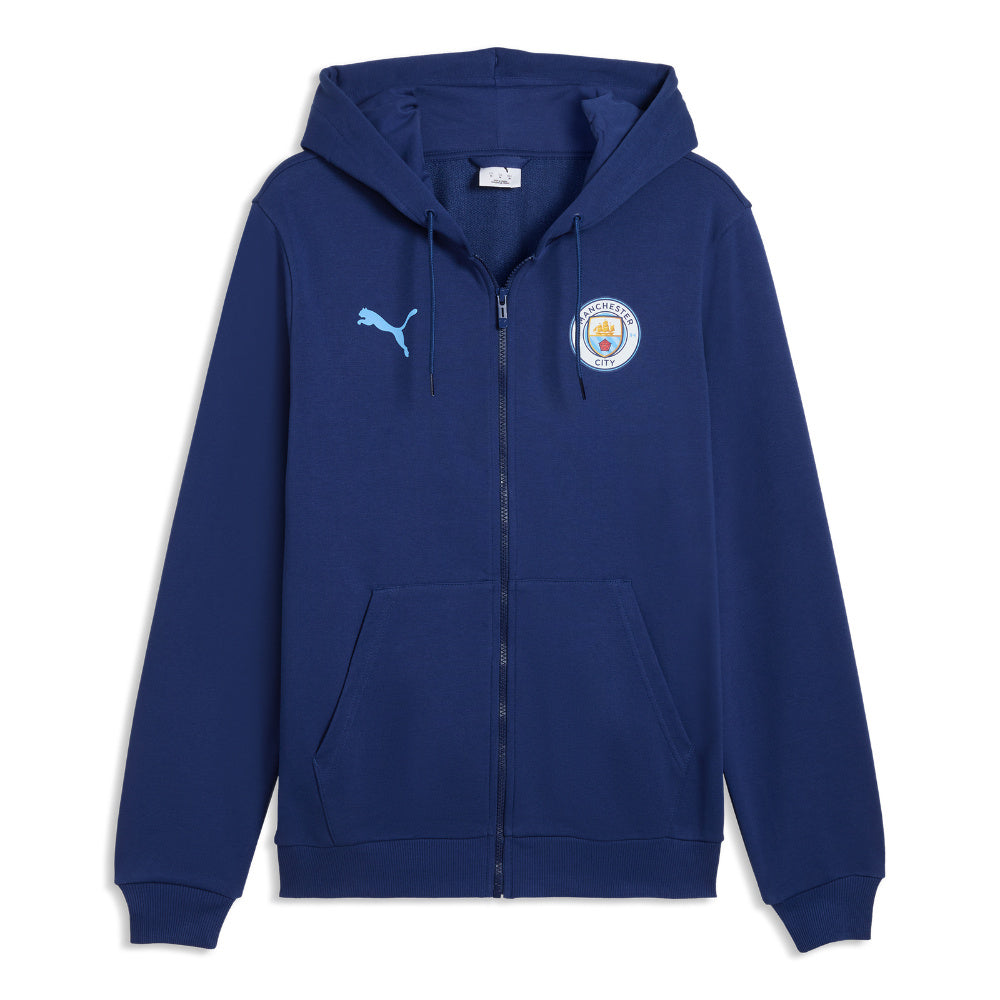 2026-2027 Man City ftblCulture Hooded Sweat Jacket (Blue Jewel)_0