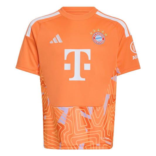 2026-2027 Bayern Munich Home Goalkeeper Shirt (Orange) - Kids_0