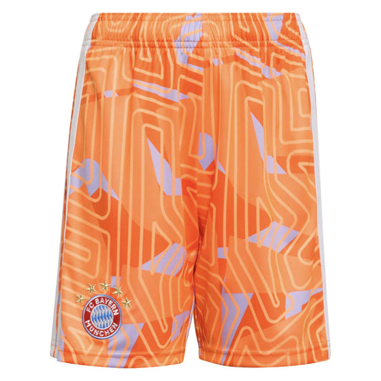 2026-2027 Bayern Munich Home Goalkeeper Shorts (Orange) - Kids_0