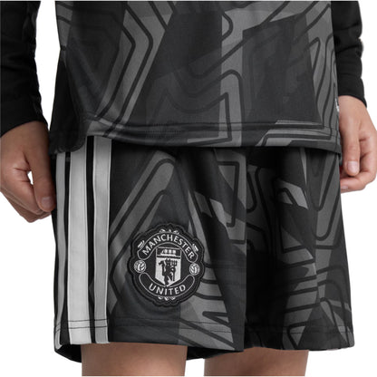 2026-2027 Man Utd Home Goalkeeper Shorts (Black) - Kids_0