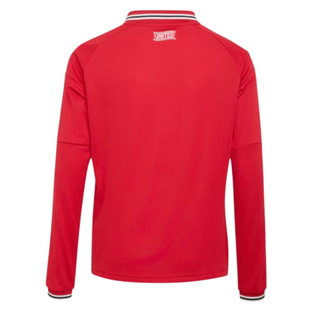 2026-2027 Man Utd Long Sleeve Home Shirt (Kids)_1