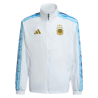 2026-2027 Argentina Anthem Jacket (White) - Kids_0