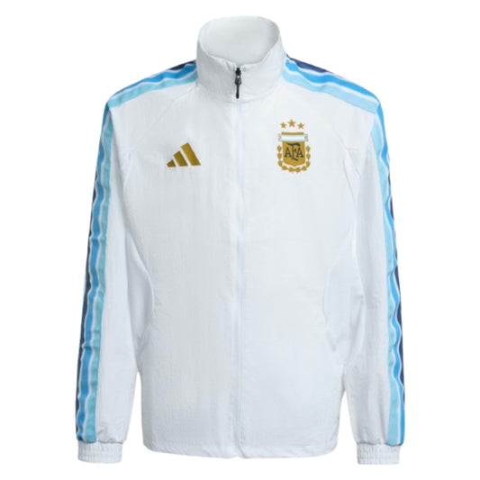2026-2027 Argentina Anthem Jacket (White) - Kids_0