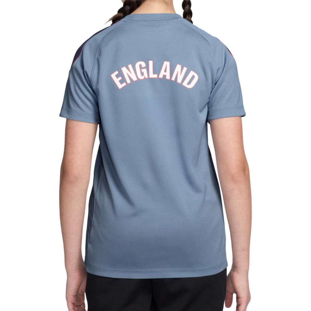 2026-2027 England Strike Training Shirt (Work Blue) - Kids_1