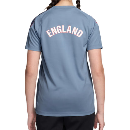 2026-2027 England Strike Training Shirt (Work Blue) - Kids_1