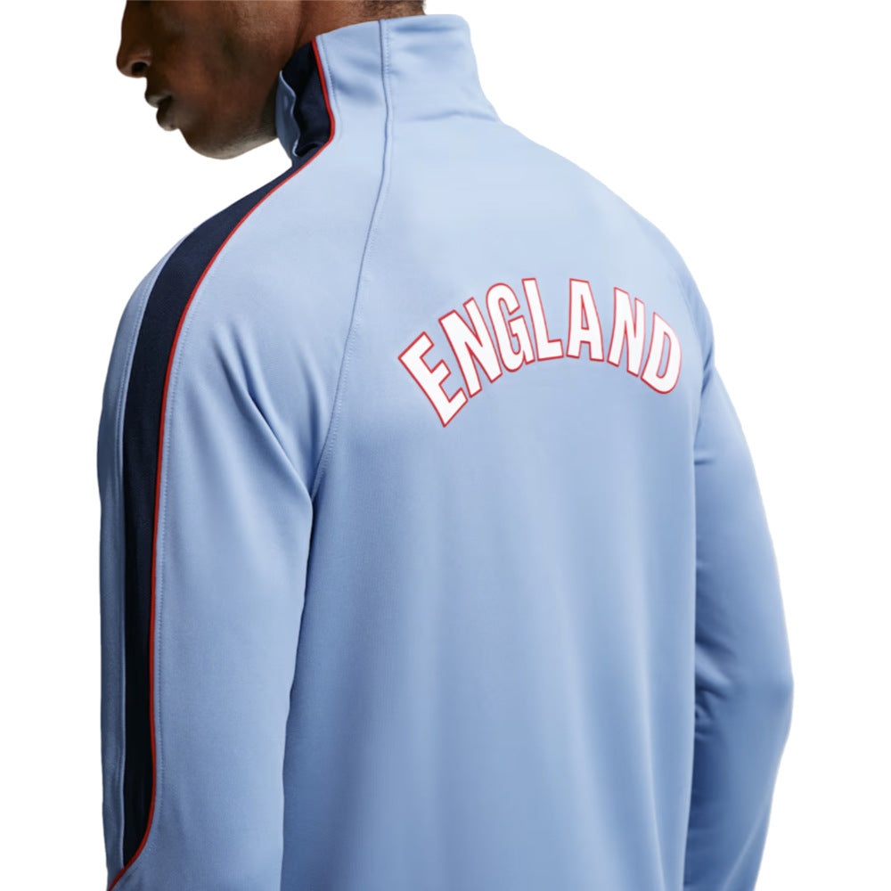 2026-2027 England Dri-Fit Strike 1/4 Zip L/S Drill Top (Work Blue)_1