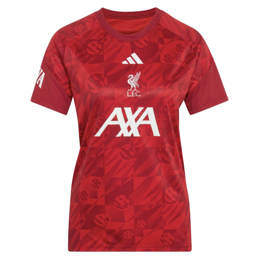 2026-2027 Liverpool Pre-Match Warm Up Shirt (Active Maroon) - Womens_0