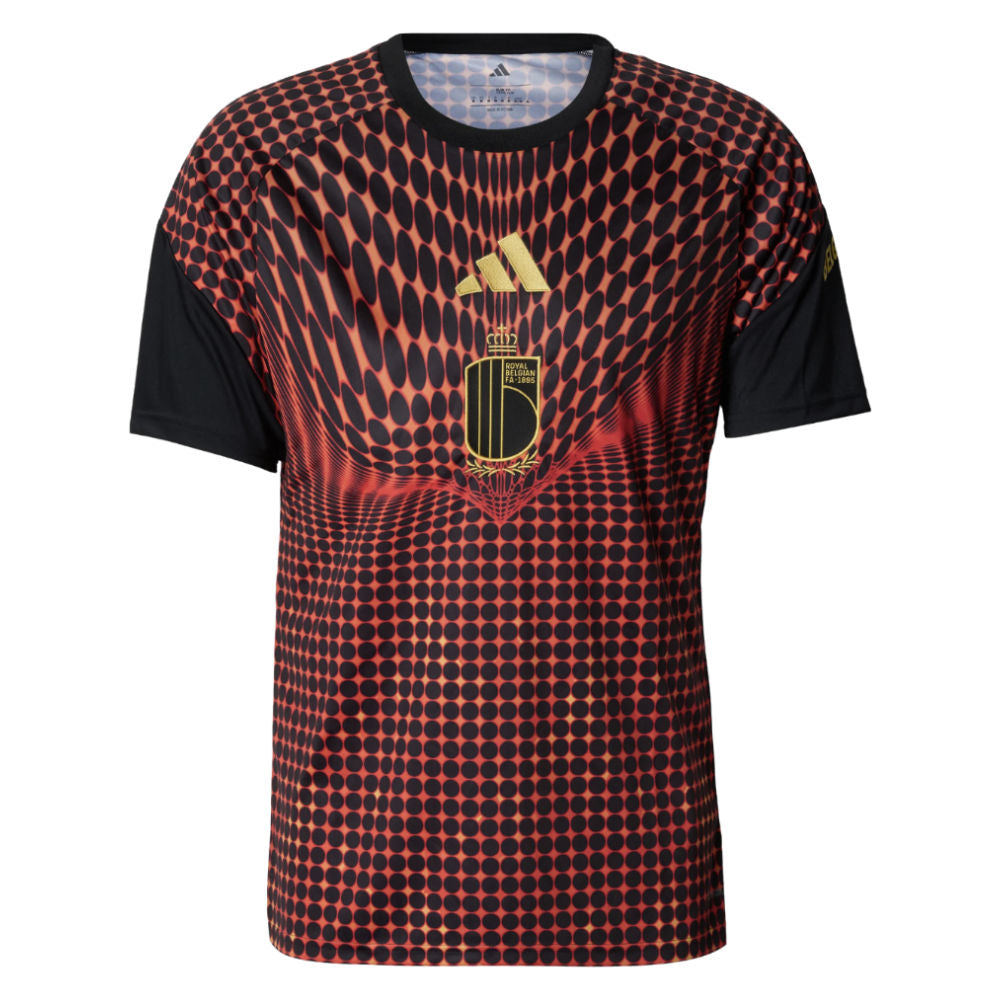 2026-2027 Belgium Home Pre-Match Shirt (Black-Red)_0
