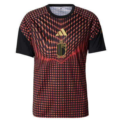 2026-2027 Belgium Home Pre-Match Shirt (Black-Red)_0