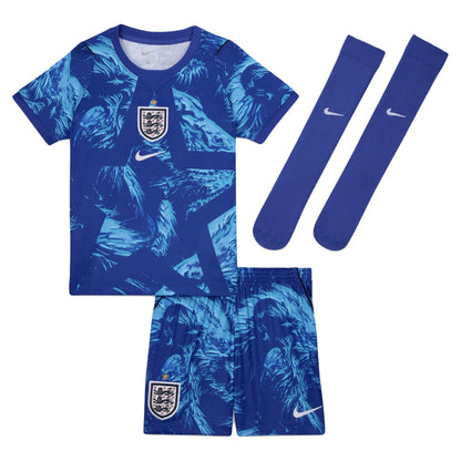 2026-2027 England Home Goalkeeper Mini Kit (Blue)_0