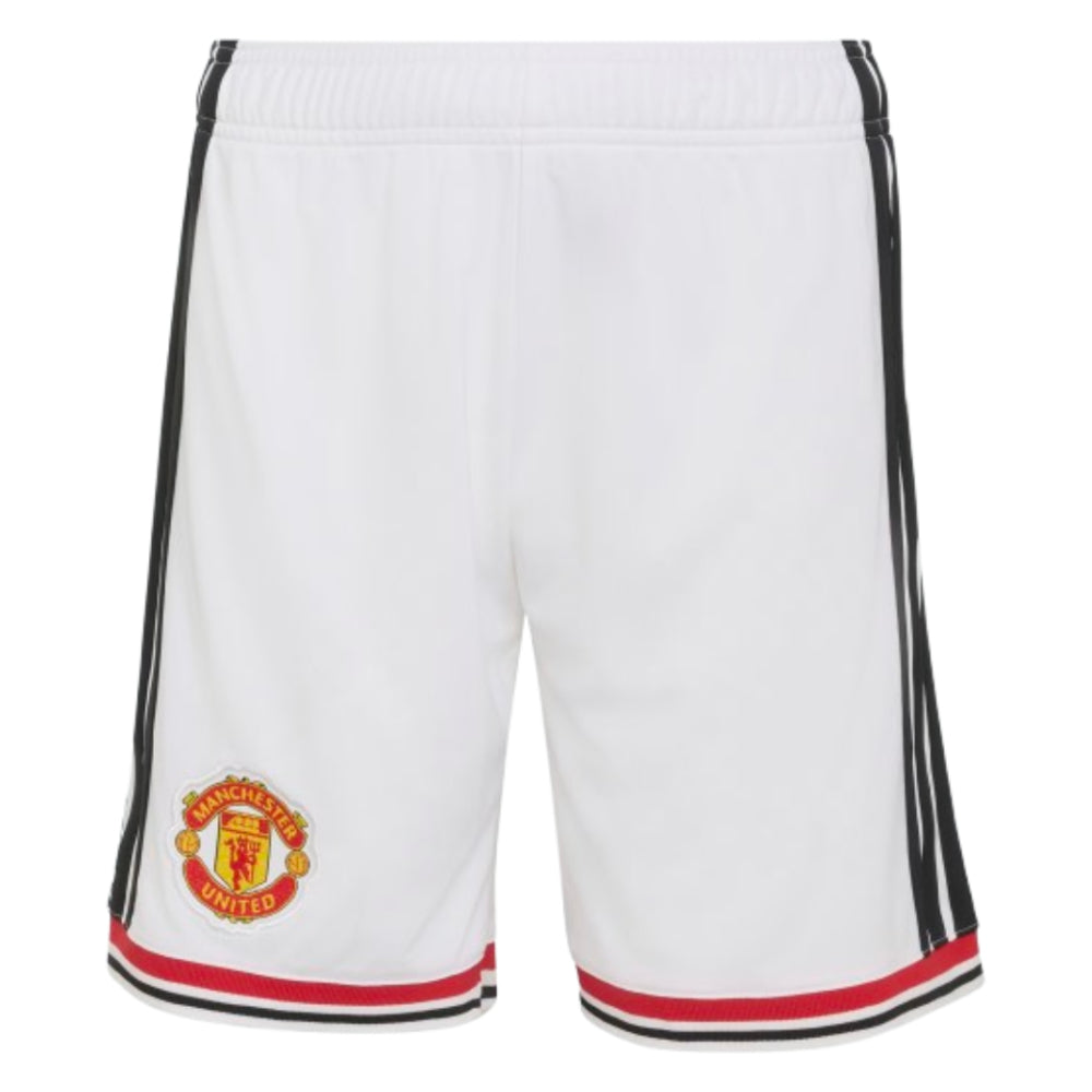 2026-2027 Man Utd Home Shorts (White) - Kids_0
