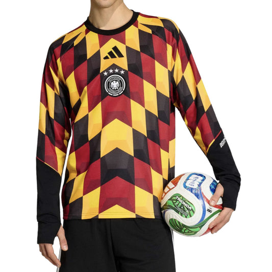 2026-2027 Germany Authentic Pre-Match Warm Up Top (Black)_0