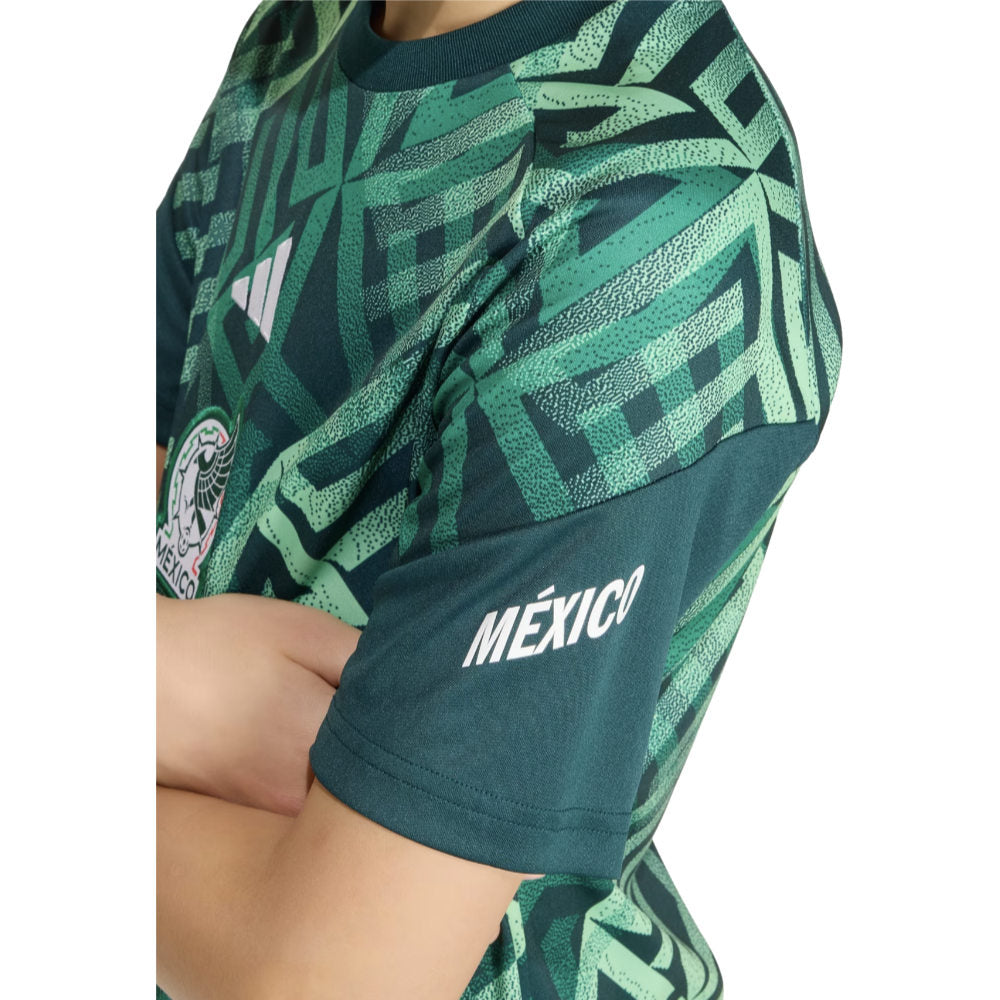 2026-2027 Mexico Home Pre-Match Shirt (Aurora Ivy) - Kids_1
