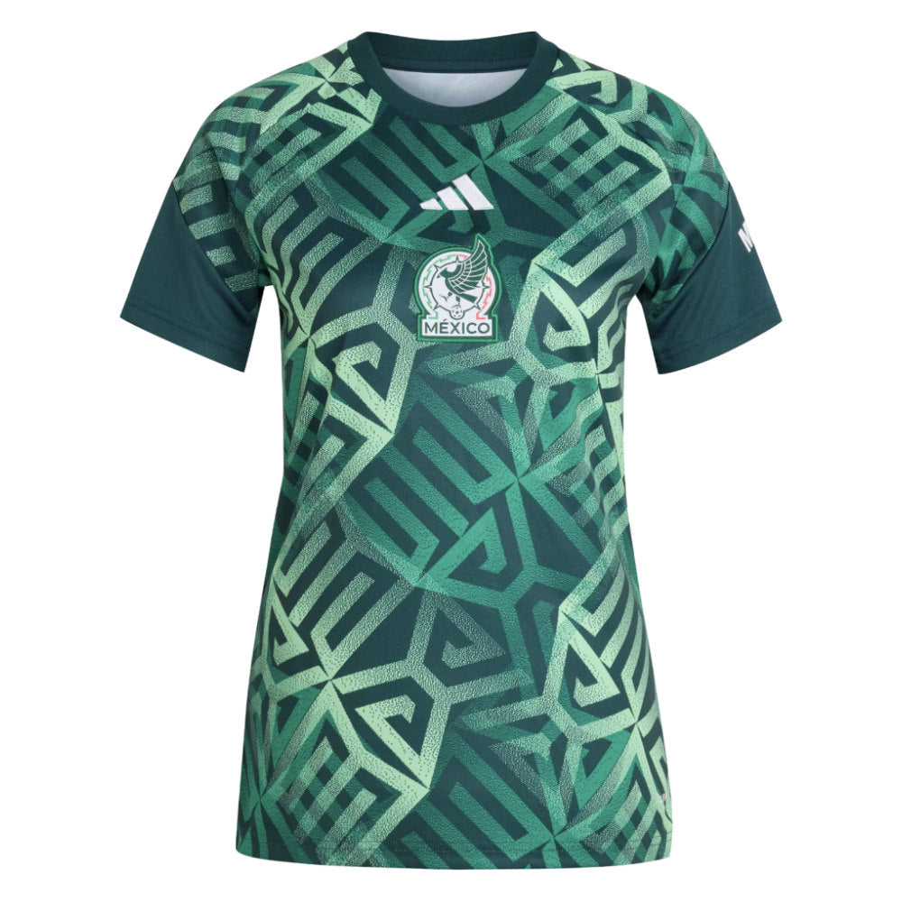 2026-2027 Mexico Home Pre-Match Shirt (Aurora Ivy) - Womens_0
