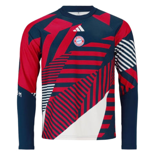 2026-2027 Bayern Munich Pre-Match Warm Top (Night Indigo)_0