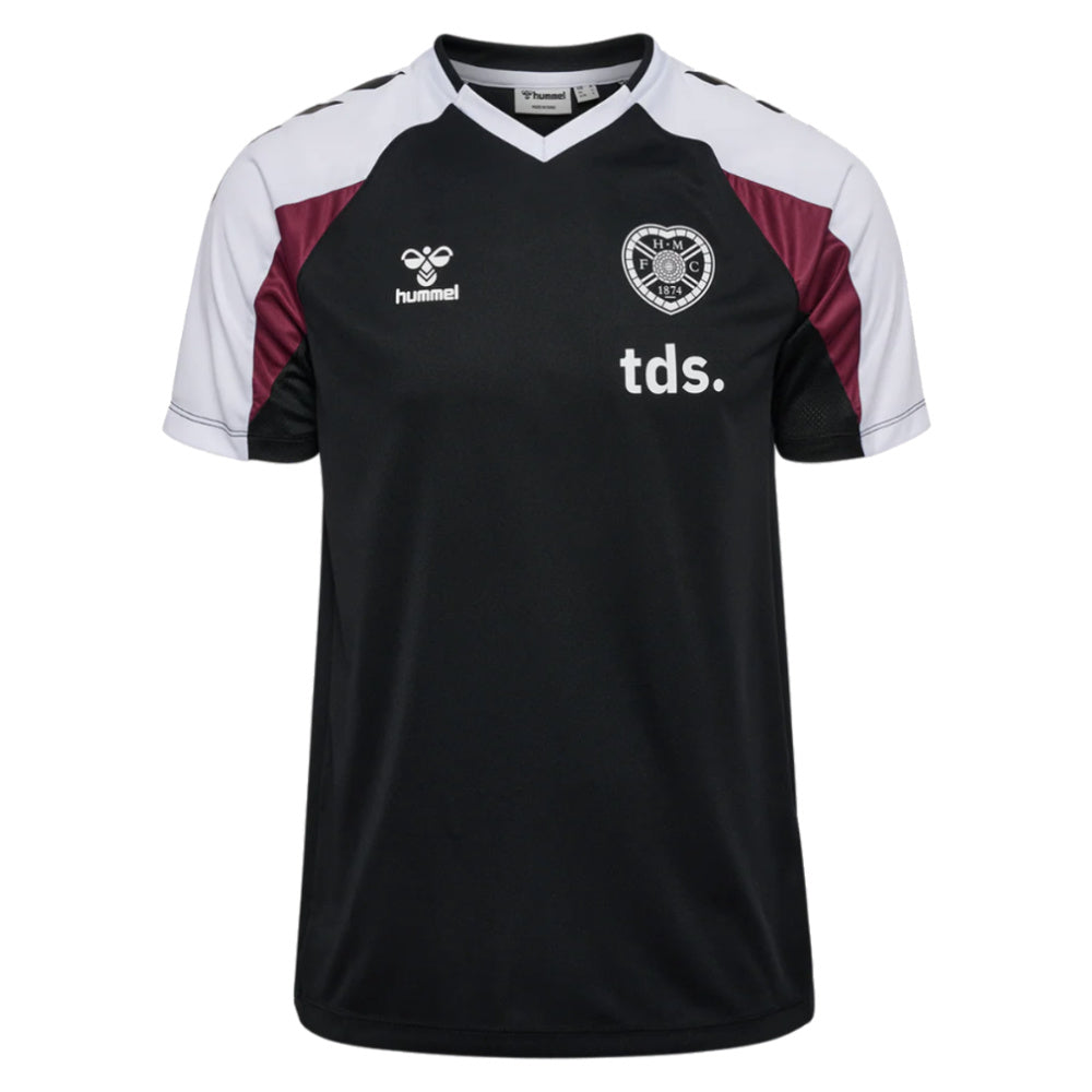 2026-2027 Hearts Player Training Jersey (Black)_0