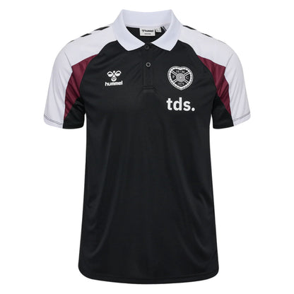 2026-2027 Hearts Player Training Polo Shirt (Black)_0