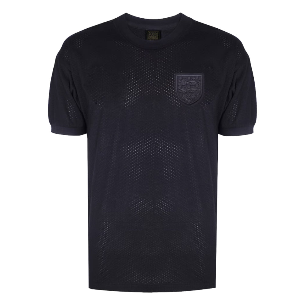England 1970 No6 Retro Blackout Shirt_0