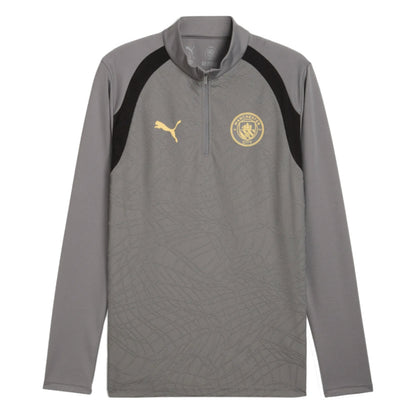 2026-2027 Man City Training 1/4 Zip Top (Cast Iron)_0