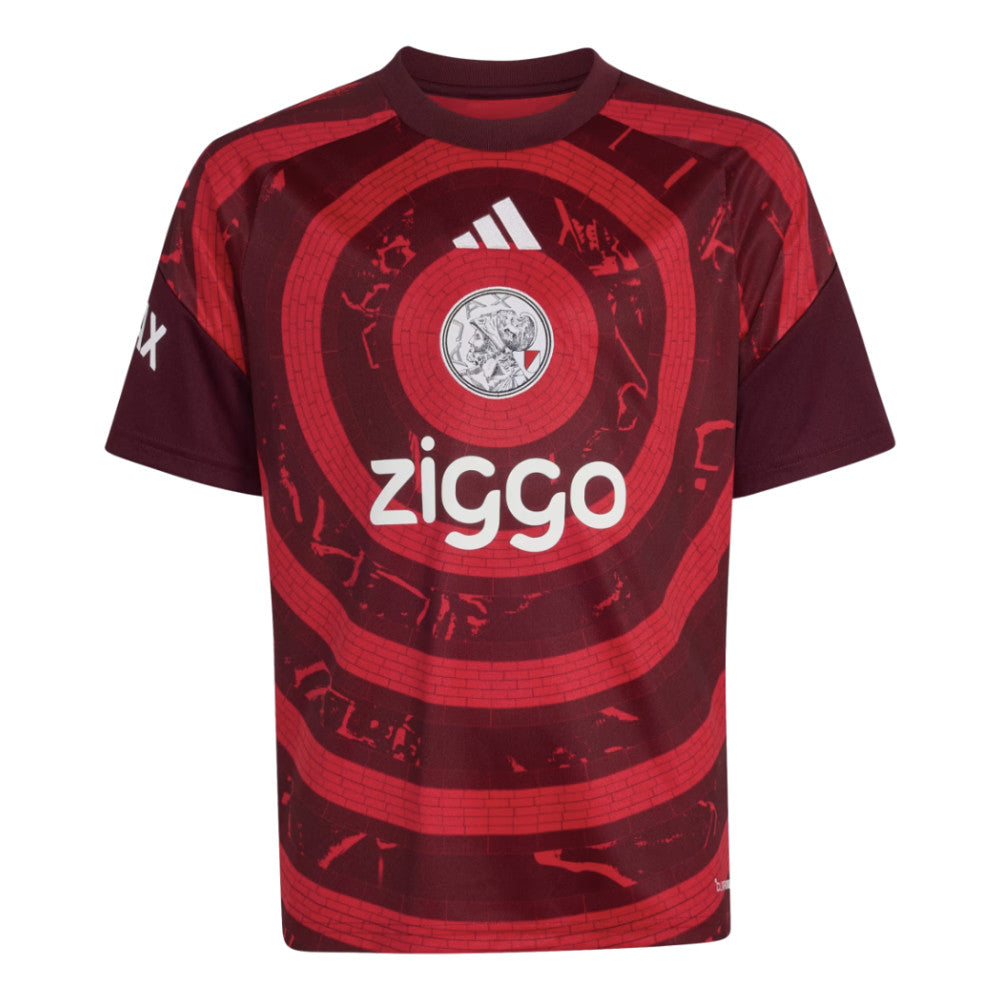 2026-2027 Ajax Pre-Match Shirt (Red) - Kids_0