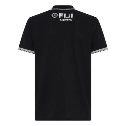 2026-2027 Fiji Rugby Pique Polo (Black)_1