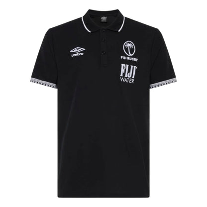 2026-2027 Fiji Rugby Pique Polo (Black)_0