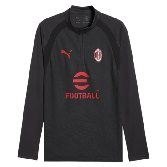 2026-2027 AC Milan Training 1/4 Zip Top (Flat Dark Gray)_0