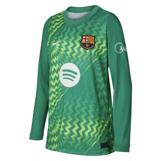 2026-2027 Barcelona Home Goalkeeper Shirt (Stadium Green) - Kids_0