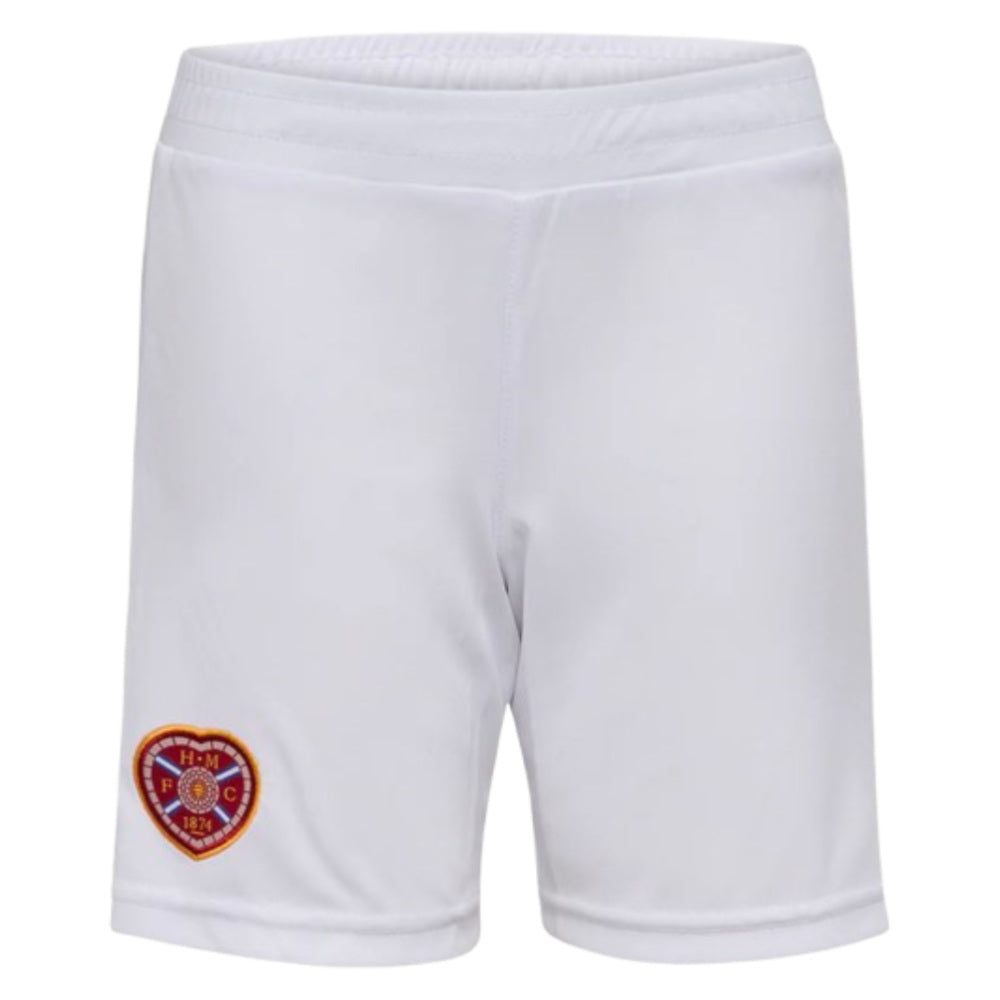 2026-2027 Hearts Home Shorts (White) - Kids_0
