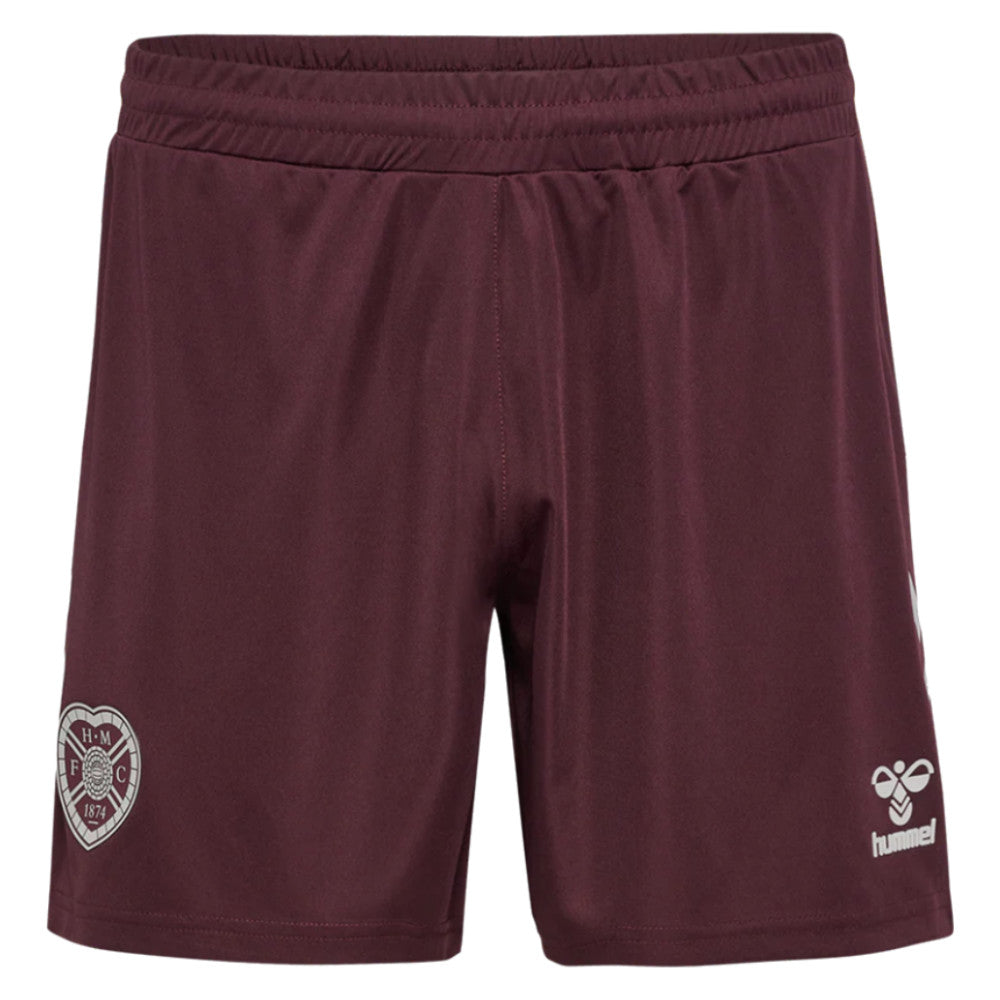 2026-2027 Hearts Away Shorts (Maroon) - Kids_0