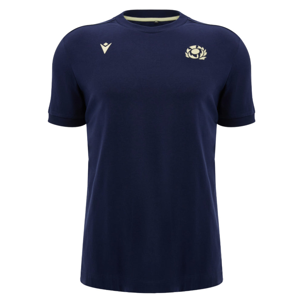 2026-2027 Scotland Rugby Ath Cotton T-Shirt (Navy)_0