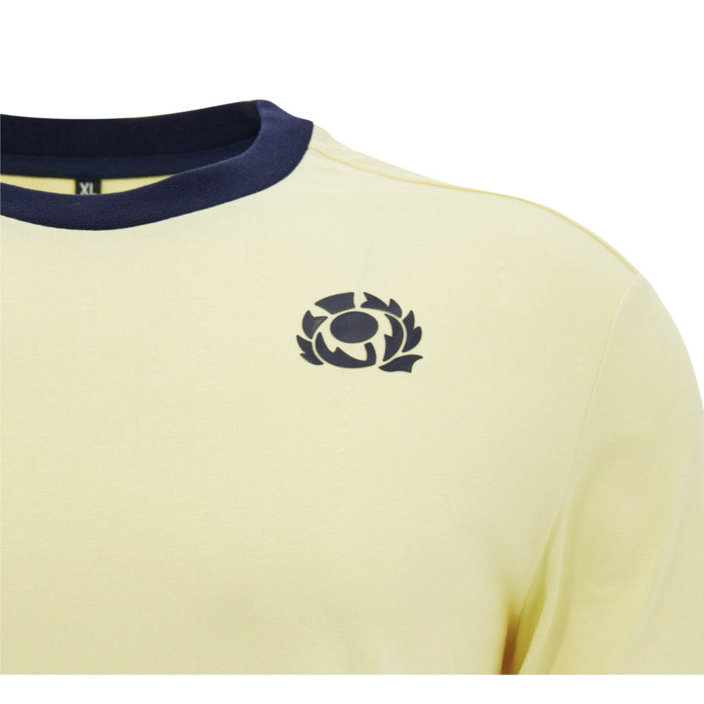 2026-2027 Scotland Rugby Ath Cotton T-Shirt (Sand)_1